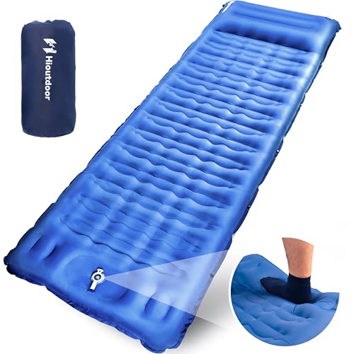 Hioutdoor Isomatte Selbstaufblasend [Benötigt Fußinflation] Camping 12CM Verdicktes Ultraleicht...