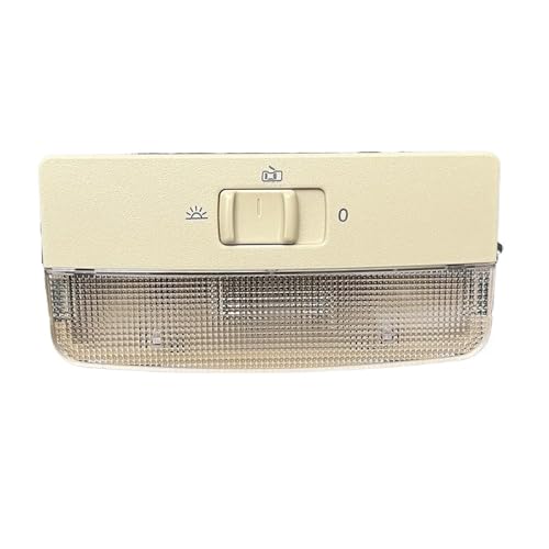 Lámpara de lectura interior VW Caddy con interruptor suave luz de techo beige 31G947105