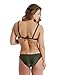 ARENA Solid Women's Bralette Top Bikini Set - Fashion Two Piece Swimsuit | Women's Bathing Suit, Cute Bikini Swimsuits for Beach & Pool,Dark Olive