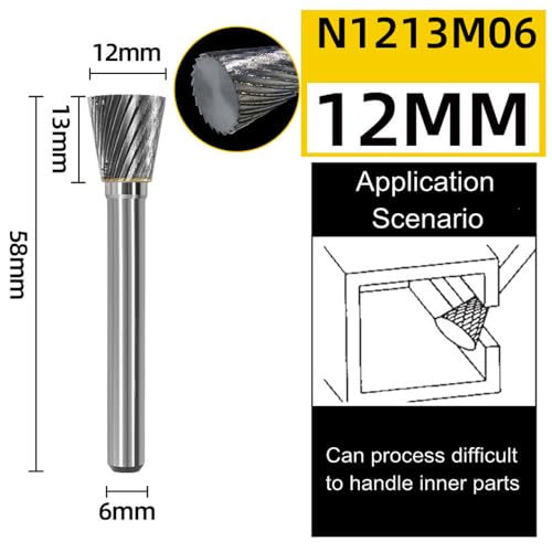 Puntas de Carburo KangTeer 12mm 1/4" Mango 2 unidades miniatura 2