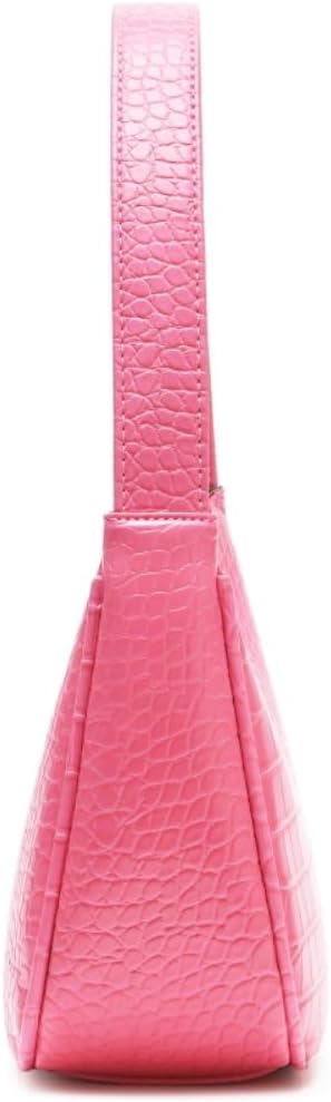 Shoulder Bags for Women, Cute Hobo Tote Handbag Mini Clutch Purse with Zipper Closure - Image 6