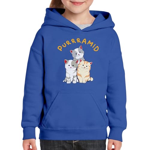 Sweat à capuche enfant premium au design durable de chat mignon