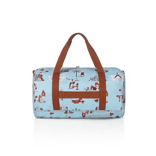Image of American Tourister x Love Child by Masaba Packable Duffle Bag for Travel /Lightweight Polyester Foldable Duffel