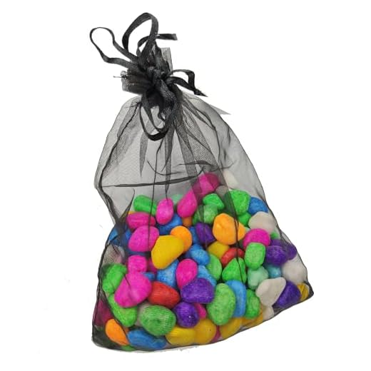 EUROXANTY Piedras Decorativas | Piedras de Colores | Piedras de Decoración Jarrones y Macetas | Decoración para Interior y Exterior | 300gr | 100 ud aprox.