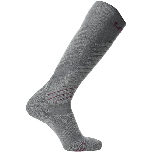 Chaussettes de ski anti-compression UYN en laine mérinos pour éliminer les pieds froids