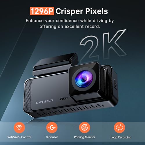 Veement V10-1 Dash Cam, 1296P Front Dashcam, Veement V300 Wifi Dash Camera thumb #1