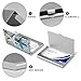 VstaDank Sea Theme Starfish Business Card Holder Fashion Aluminum Alloy Flip Cover Credit Card Holder High End Professional Name Cards Case Exquisite Pocket Metal Cards Holder for Work