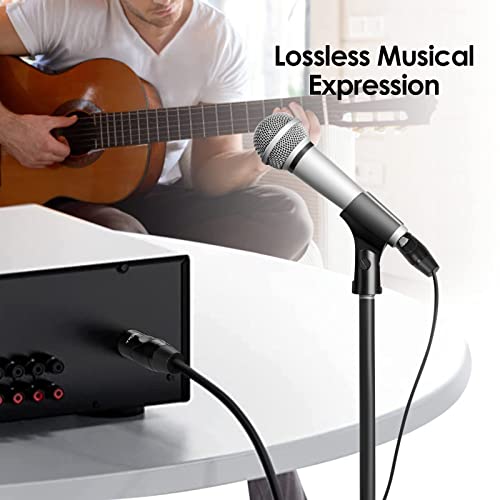 Twozoh XLRオス-メスマイクケーブル 10M 2本入り バランス3ピン XLRマイクコード (Profesional/Hifi)