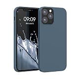 Ya en manzanajugosa.com: kwmobile Carcasa Compatible con Apple iPhone 12 / iPhone 12 Pro Funda - Case TPU y Silicona antigolpes - Apto Carga inalámbrica - Pizarra Oscura