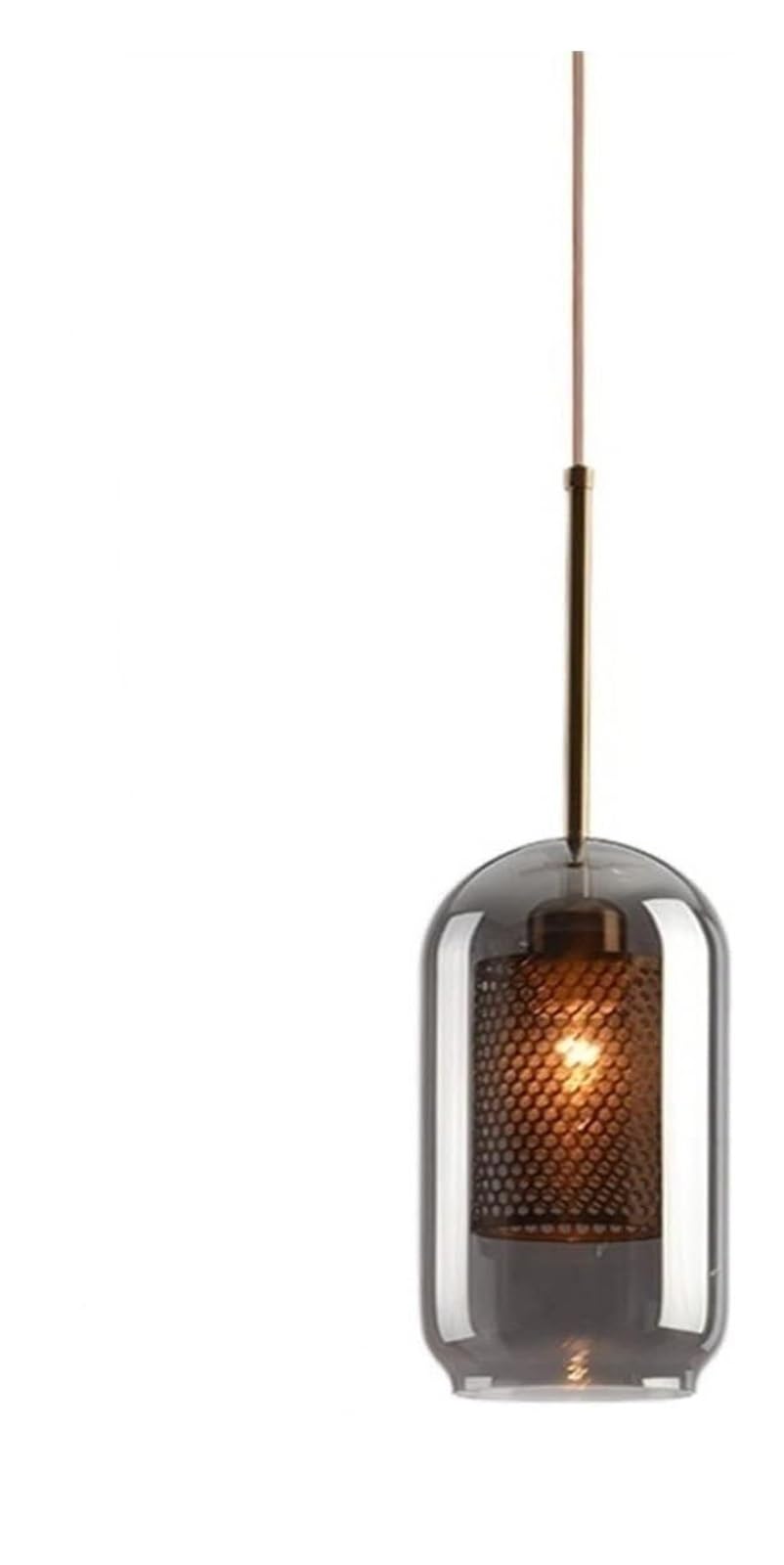 HYJAUSXB Indoor Led Ceiling Pendant, Pendant Lighting Crystal Chandelier - Modern Dining Room Glass Ball Lampshade,Foyer