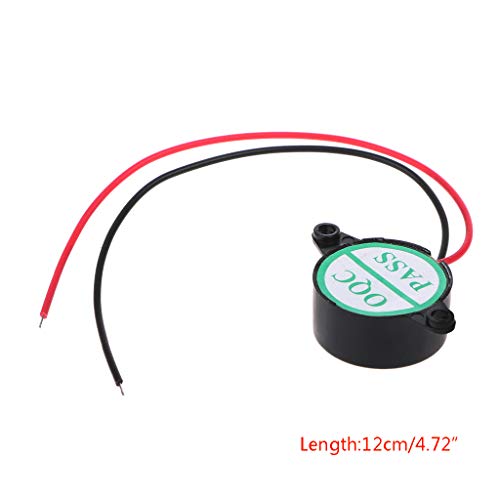 Kadagg 12V 95DB Active buzzer High-decibel Electronic Buzzer Alarm Intermittent Continuous For Buzzer Plastic