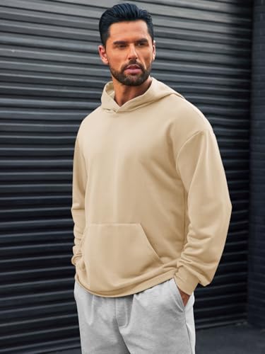 Runcati Mens Pullover Hoodies Long Sleeve Casual Lightweight Fashion Hooded Sweatshirt with Kanga Pockets4