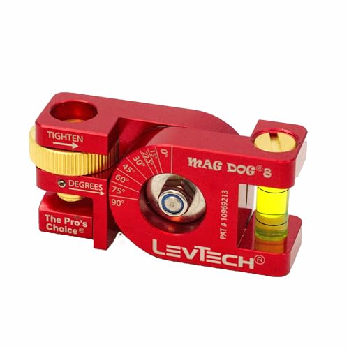 LEVTECH®, The PRO’s CHOICE®, MAG DOG® 8 Conduit Bending Torpedo Level with KWIK KLIK® 8 Angle