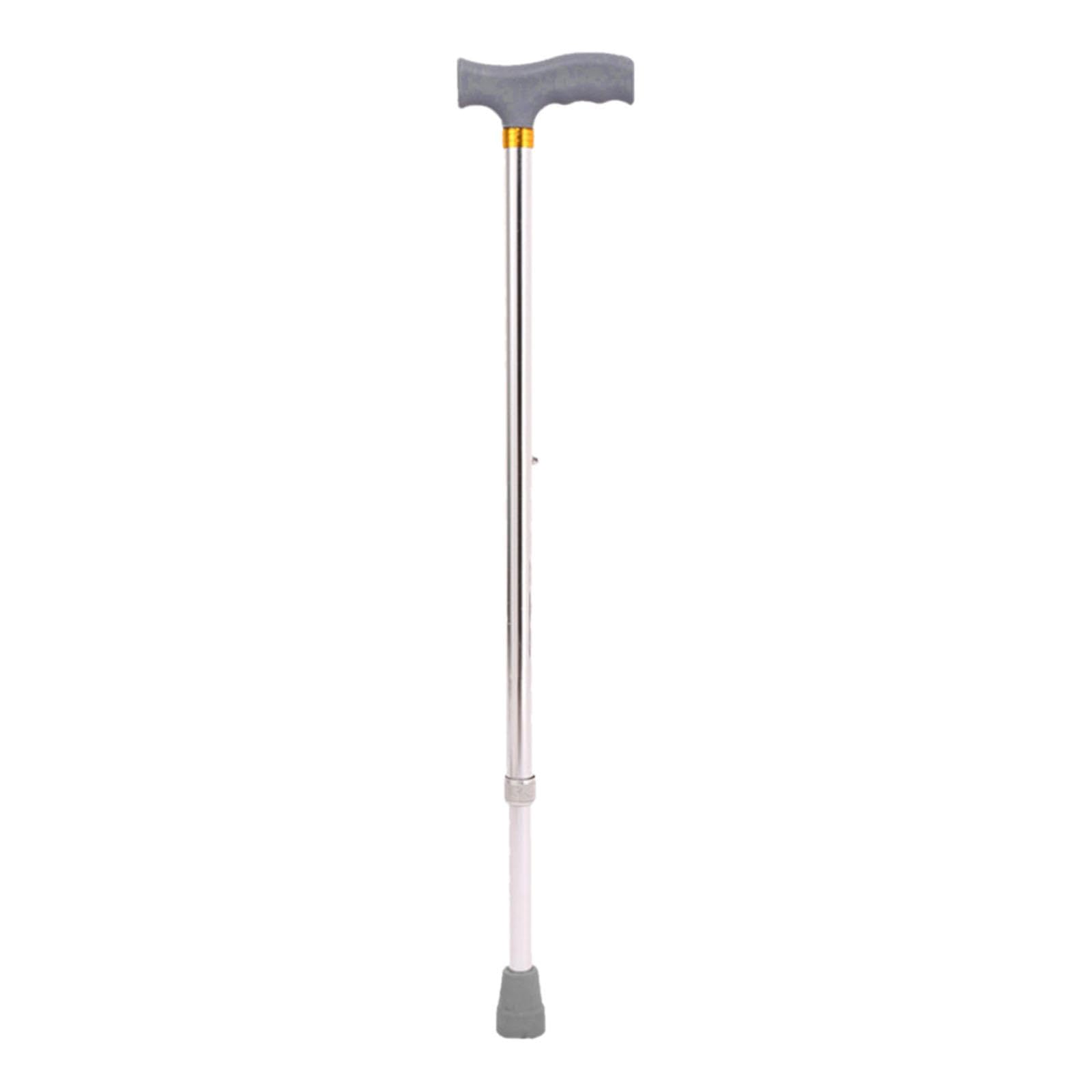 CALANDIS Elderly Walking Stick Stable Antislip Base for Picnic Outdoor Adults Aluminum Alloy C-image-1