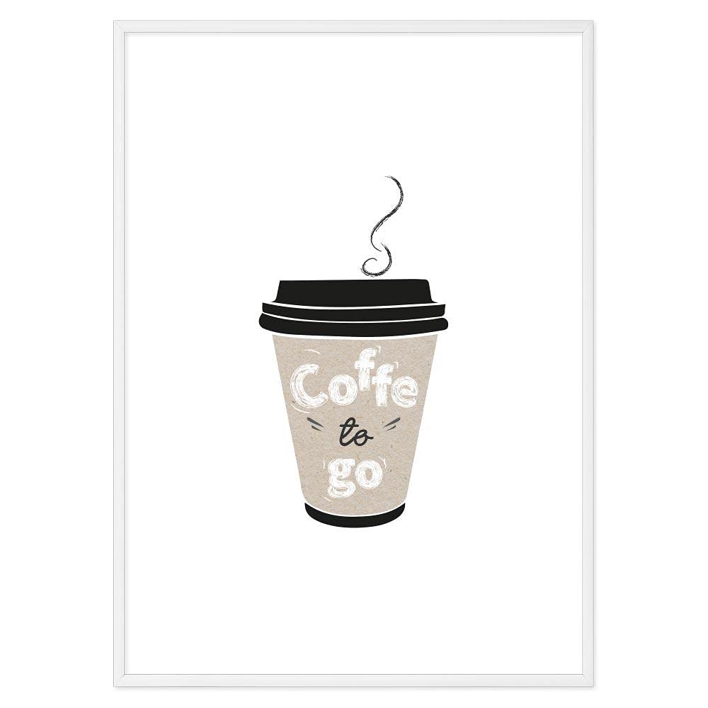Declea Home Decor Impresión ideal para la cocina y el café – Póster de alta calidad para decoración del hogar, restaurante, bar, pub y tiendas – Impresiones con logotipo