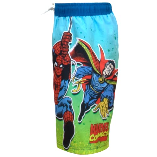 Marvel Swim Shorts For Boys, Kids Summer Board Shorts, Swimwear For Boys (Retro Gradient, Size 5/6) #TOP4