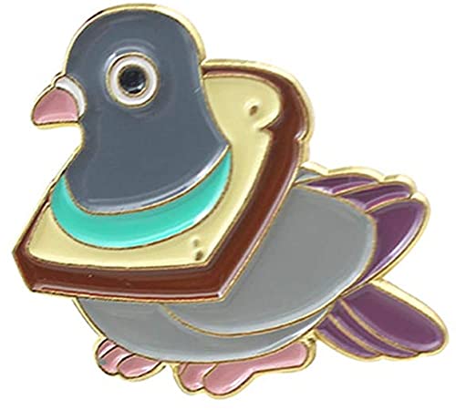 U-K Spilla a forma di spilla smaltata, unisex, per pane, smaltata, per vestiti, decorazione per vestiti fai da te, borse, zaini