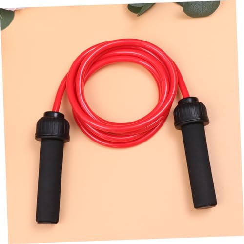 Corde lestée rouge réglable et durable pour la perte de poids intense