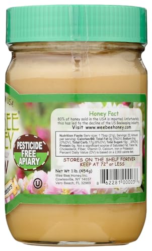 Wee Bee Honey Naturally Raw -- 1 lb - 2 pc miniatura 4
