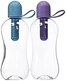 Bobble BPA Free Water Bottle, Carry Cap - 18.5 oz - Multicolor