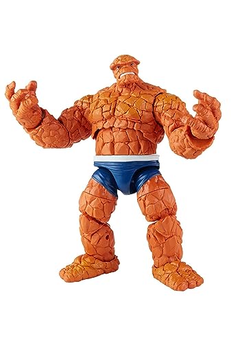 Marvel F0349 Hasbro Legends Series Retro Fantastic Four Thing 6-Inch Action Figure Toy thumb #7