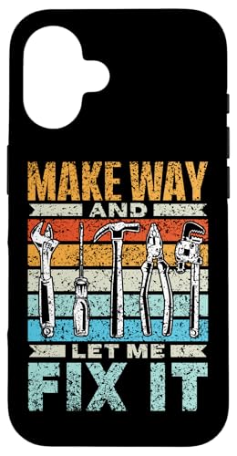 Make Way And Let Me Fix It 便利屋 鋳掛屋 修理 ミスター・フィックス・イット スマホケース iPhone 16 用