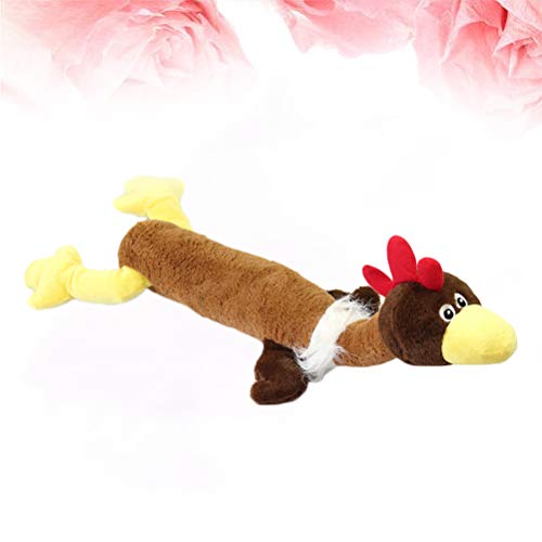 Brinquedo Guincho de Cachorro Brinquedo criativo para cachorro, brinquedo engraçado, peru de pelúcia