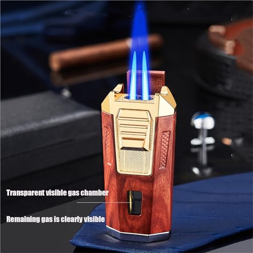 Encendedor resistente al viento recargable con llama ajustable para barbacoas 5