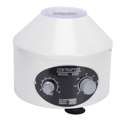 Centrifuge Electric Centrifuge Electric 4000RPM 25W Centrifuge Table Laboratory pour la recherche scientifique dans les écoles de laboratoire 20 ml × 6