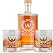 Daddy Factory Personalized Whiskey Decanter Set, Custom Engraved Gift for Men, 25oz 750ml Liquor Decanter, Father's Day & Retirement Gifts