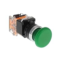 Vista 11 de Interruptor de botón de emergencia, cabeza de hongo rojo, para equipos domésticos o industriales, salas de operaciones, cajas de distribución, NO
