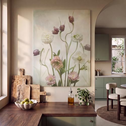 MuchoWow© Leinwandbild Dekoration Wohnzimmer Vintage Bilder Aufhängen Wall – Ansicht 4
