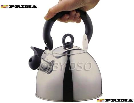 Prima 2.5L Stainless Steel Whistling Kettle in Silver 11126C