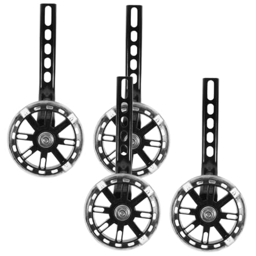 Ruedas de Entrenamiento para Bicicletas MAJORMENCH 4pcs Ajustables con Estabilizadores de Equilibrio en Negro miniatura 1