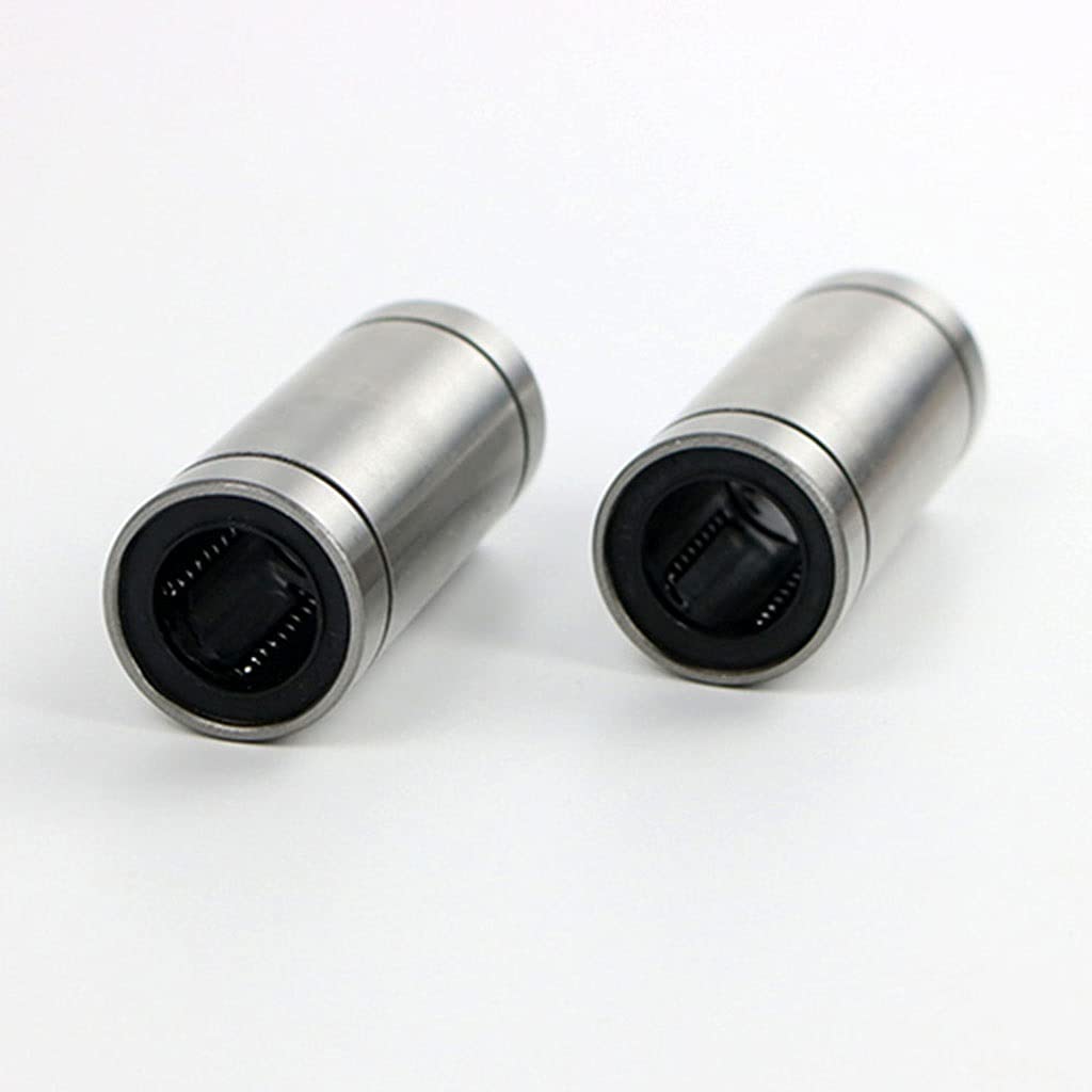 ANWUYANG 2pcs 8mm Sobredosis Riel De Forro De Cilindro De Eje Lineal con 4pcs Lm8luu Rodamientos Lineales For El Eje De La Impresora 3D CNC Partes (Color : with 4PCS LM8LUU, Guide Length : 300mm)