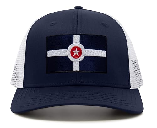 Image of International Tie City Hat for Men and Women, Adjustable Snapback Trucker Baseball Cap with Embroidered Patch