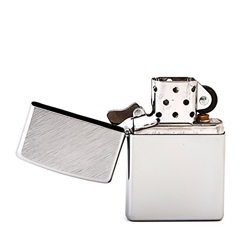 Image of Zippo Classic Herringbone Sweep Design, Silver, Pocket Fuel Windproof Premium Lighter (BIS Certifed)