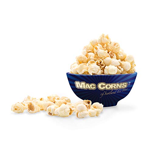 MacCorns Salted Butter Popcorn (12 x 30g) 1 Litre Tub - Salted Popcorn Seasoning for Kids & Adults - Traditional Healthy Popped Pop corn, Perfect for Glaze-On, Movies & Party Garnish