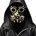 Produktbild Peahop Halloween Gas Maske, Steampunk Gasmaskenbrille Spikes Skeleton Warrior Totenmaske Maskerade Cosplay Kostüm Requisiten