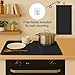 Stove Top Cover for Electric Stove - Foldable Glass Top Stove Cover Protector,Ceramic Flat Top Stove Cover, Induction Cooktop Protector, Oven Cover, 28
