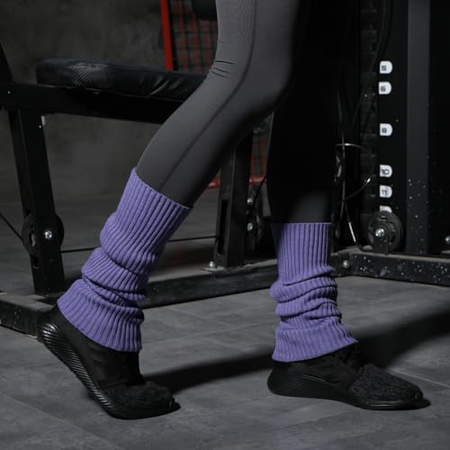 Image of Nanxson Knit Ribbed LegWarmer Women Knit Calf Accessories Leg Sleeves | Solid Neon Boot Socks,Y2K 80s Women's Lolita LegWarmer,Sports Party Yoga Dance Accessories,Winter Ankle Heap Kawaii Sock