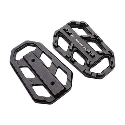 Pédale de moto large CB500X en aluminium usiné aux finitions antidérapantes