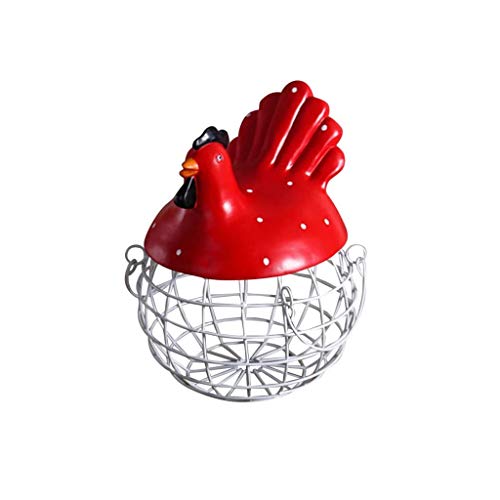 CHNOI Fruit Bowls Egg Basket Fruit Basket Divers Collection Panier Cuisine Décoration Ornements Hen Creative