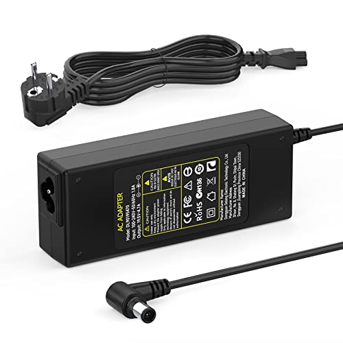 90W 19.5V 4.7A Chargeur pour Sony VAIO PCG VGN VGP SVE14 SVE15 VGP-AC19V20 VGP-AC19V33 VGP-AC19V31 VGP-AC19V37 VGP-AC19V43 PCG-71311M PCG-71212M Ordinateur Portable Adaptateur Alimentation 6,5 * 4,4mm