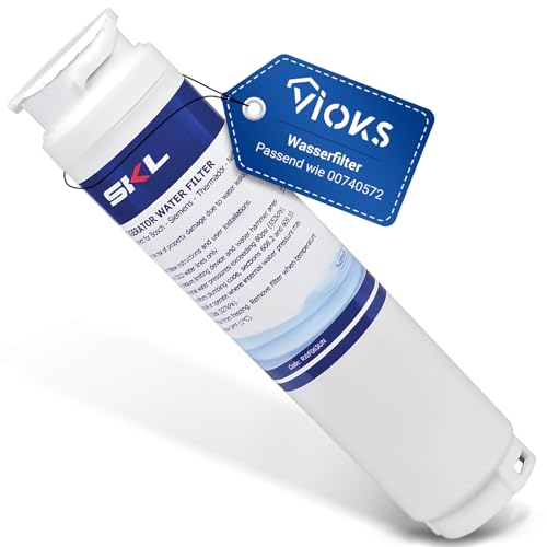 VIOKS 1 filtro de agua para frigorífico, repuesto para Bosch Neff Ultra Clarity Siеmens 11034151 11028820 11032252 sistema de filtro de agua – Filtro de agua Bypass & Water Filter Cartridges