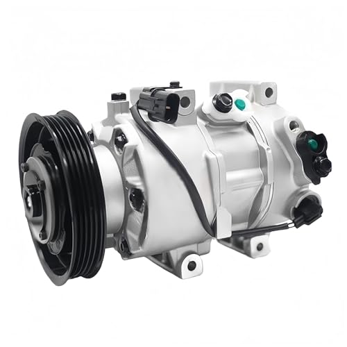Compresor de aire acondicionado automotriz DVE12 compatible con Kia RIO III 16R 1E39E-14300 977011R300 97701-1R300 1E39E-01800U 5PK