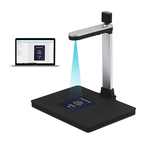 Preisvergleich Produktbild Fesjoy dokumentenkamera dokumentenscanner scanner flachbett usb fotoscanner flachbettscanner buchscanner scanner overhead scanner scansnap ix500 bibliothek HD-Dokumentenkamerascanner 10 Megapixel m