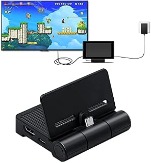 Switch TV Dock for NS Switch/Switch OLED,Mcbazel Portable Docking Station for Switch with Type-C and USB 3.0 Port,Foldable Switch Dock Station