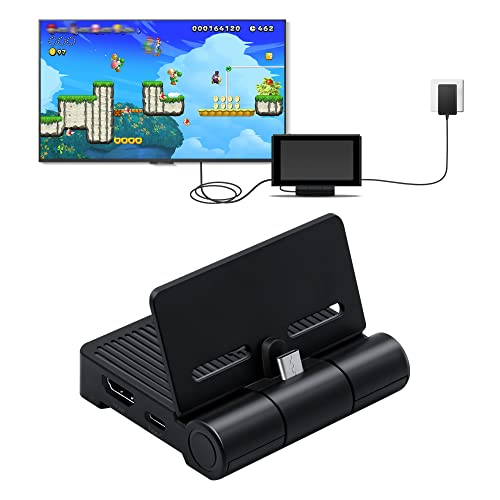 Mcbazel Switch Dock Base de Carga para NS Switch/Switch OLED Dock con Conector Tipo C y Usb3.0 HDMI Soporte