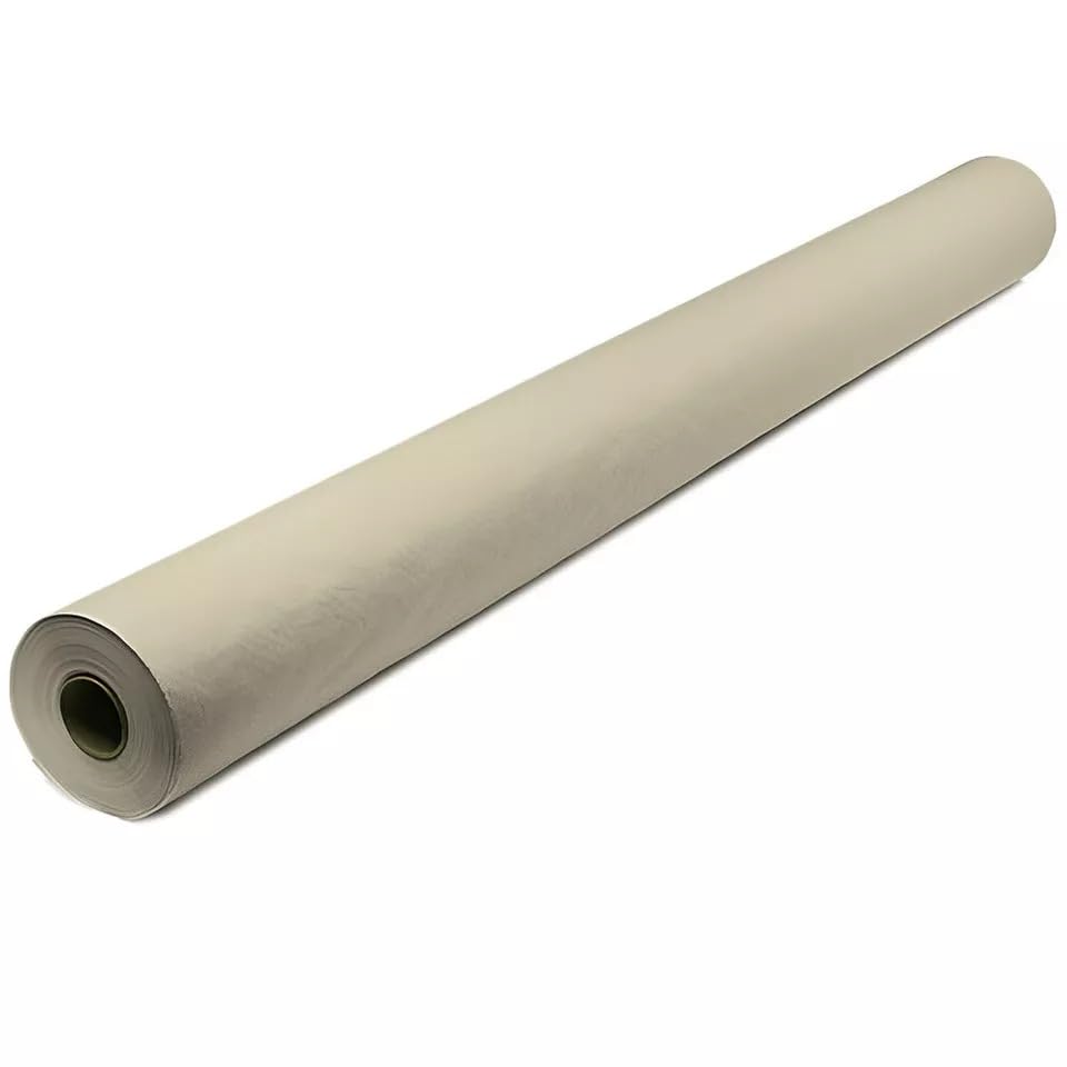Tezraftaar® Paper Banquet Roll 7m x 1.14m Ivory Disposable Banqueting Roll Table Cover Clothes for Christmas Catering Supply Wedding Birthday